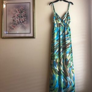 Mlle Gabrielle Women’s Colorful Maxi Size Small